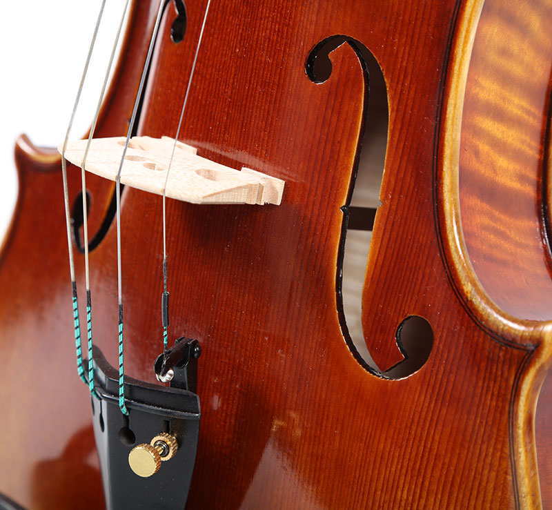 高檔虎皮紋手工小提琴