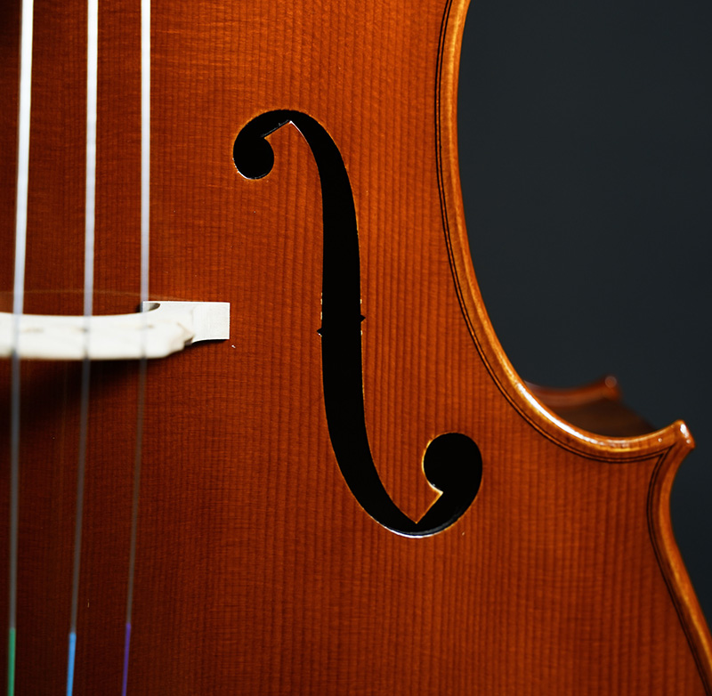 亮面蜂蜜色4/4手工大提琴