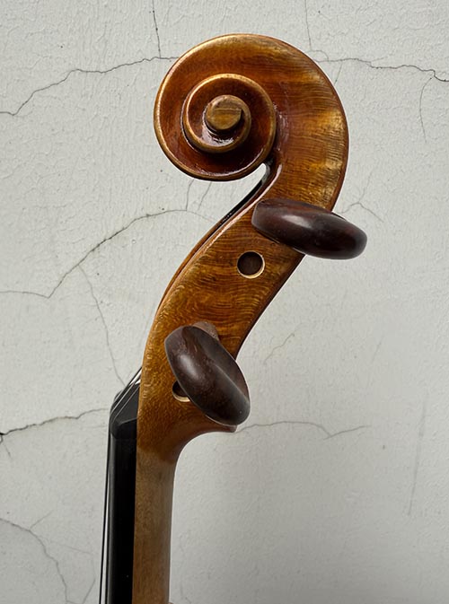 川料獨(dú)板虎紋楓4/4手工小提琴